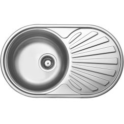 Kuchinox Normal fregadero de acero 74x44.5 cm SGN081T