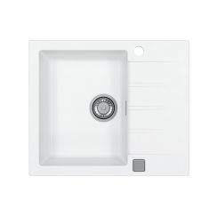 Alveus Cadit fregadero de granito 59x50 cm blanco 1132017