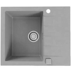 Alveus Cadit fregadero de granito 59x50 cm gris/grafito/ónix 1132020