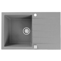Alveus Cadit fregadero de granito 79x50 cm gris/grafito/ónix 1132025