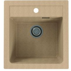 Alveus Atrox fregadero de granito 50x47 cm beige 1131988