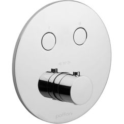 Paffoni grifo de bañera y ducha empotrado con termostato cromo CPT018CR
