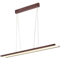 Apeti Coconut lámpara colgante 1x28 W marrón A0010-311