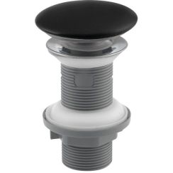 Isvea tapón para lavabo negro 38TP0163I