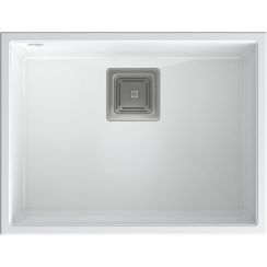 Quadron David fregadero suspendido 55x42 cm blanco HQD5542U1-BS