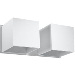 Sollux Lighting Quad 2 lámpara de pared 2x40 W blanco SL.0656