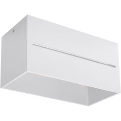Sollux Lighting Lobo Maxi lámpara de techo 2x40 W blanco SL.0383