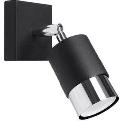 Sollux Lighting Nero lámpara de pared 1x40 W negro-cromo SL.1064