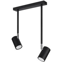 Sollux Lighting Norano lámpara de techo 2x12 W negro SL.1075