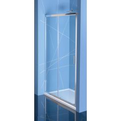 Polysan Easy Line puerta de ducha 110 cm corredera cromo brillante/vidrio transparente EL1115