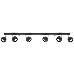 Sollux Lighting Oculare lámpara de techo 6x40 W negro SL.0448