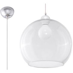 Sollux Lighting Ball lámpara colgante 1x60 W transparente SL.0248