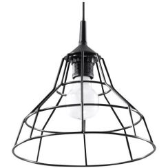 Sollux Lighting Anata lámpara colgante 1x60 W negro SL.0146