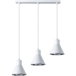 Sollux Lighting Tazila lámpara colgante 3x60 W blanco SL.0988