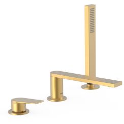 Tres Project grifo de bañera y ducha en bañera oro 21116101OM