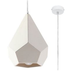 Sollux Lighting Pavlus lámpara colgante 1x60 W blanco SL.0844