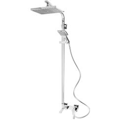FDesign Origio conjunto de ducha a pared con rociador con efecto lluvia cromo FD5-ORG-7U-11