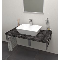 Sapho Avice encimera 90x49.5 cm grafito AV099