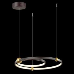 Altavola Design Aurora lámpara colgante 2x49 W negro-oro LA110/P_50_3k_black