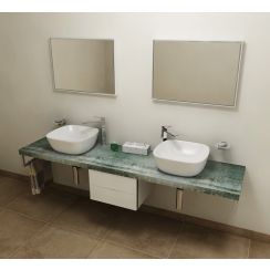 Sapho Avice encimera 180x49.5 cm grafito-azul AV186