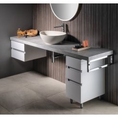 Sapho Avice encimera 190x49.5 cm grafito-gris AV197