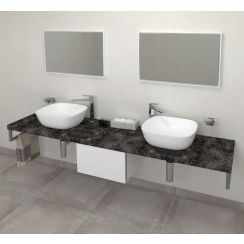 Sapho Avice encimera 190x49.5 cm grafito AV199