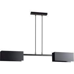 Emibig Tolos lámpara colgante 2x15 W negro 633/2