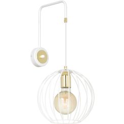 Emibig Albio lámpara de pared 1x15 W blanco-oro 145/K1
