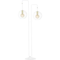 Emibig Albio lámpara de pie 2x15 W blanco-oro 145/LP2