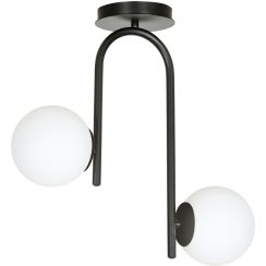 Emibig Kalf lámpara de techo 2x10 W negro 1030/2