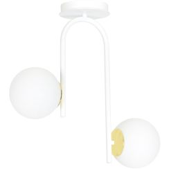 Emibig Ragnar lámpara de techo 2x10 W blanco-oro 1033/2