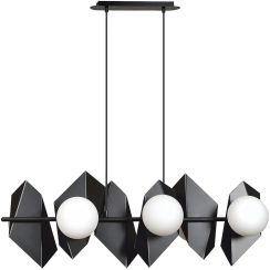 Emibig Drifton lámpara colgante 6x10 W negro 636/6