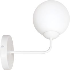 Emibig Pregos lámpara de pared 1x10 W blanco-leche 671/K1