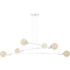 Emibig Multipo lámpara colgante 6x15 W blanco 697/6