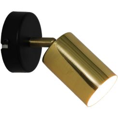 Zuma Line Vila lámpara de pared 1x50 W negro-oro GU13013C-1R