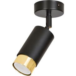Emibig Hiro lámpara de techo 1x8 W negro-oro 965/1