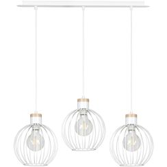 Emibig Barbado lámpara colgante 3x15 W blanco 755/3
