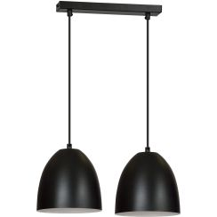 Emibig Lenox lámpara colgante 2x15 W blanco-negro 391/2