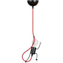 Emibig Bobi lámpara colgante 1x15 W negro-rojo 537/1