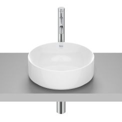 Roca Ona lavabo 37x37 cm circular sobre encimera blanco A32768JS00