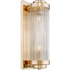 Zuma Line Sergio lámpara de pared 2x60 W transparente-oro W0528-02N-F7AC