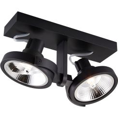 Zuma Line Master lámpara colgante 2x15 W negro ACGU10-184-N