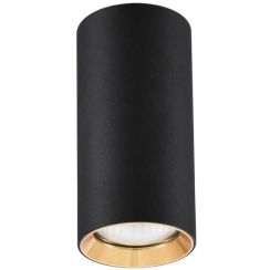 Light Prestige Manacor lámpara de techo 1x50 W negro-dorado LP-232/1D-170BK/GD