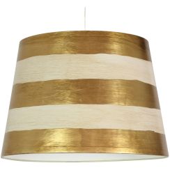 Candellux Americano lámpara colgante 1x60 W oro-beige 31-32324