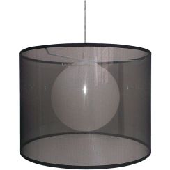 Candellux Chicago lámpara colgante 1x60 W negro 31-24879