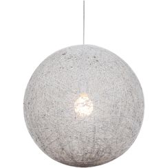 Candellux Caruba lámpara colgante 1x60 W blanco 31-26944