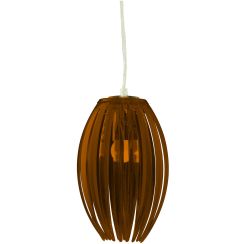 Candellux Abuko lámpara colgante 1x60 W marrón 31-55043