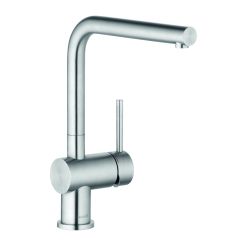 Kludi L Steel grifo de cocina de pie acero inoxidable 45803F877