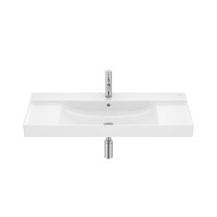 Roca Ona lavabo 100x46 cm rectangular clásico blanco A32768A000
