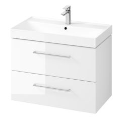Conjunto armario Cersanit Larga S932-073, lavabo Cersanit Larga K120-010
